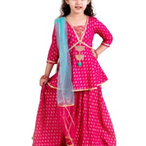 Pspeaches Girls Lehenga CholiAbout this item Brand : Pspeaches Type : Lehenga Choli Set Top fabric : Cotton Bottom fabric : Cotton