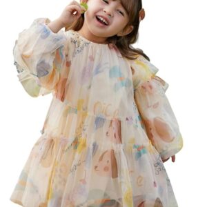 Tagas Girls' Dress| Girls Frock|Cute Princessdress| Birthday Dress for Girls|